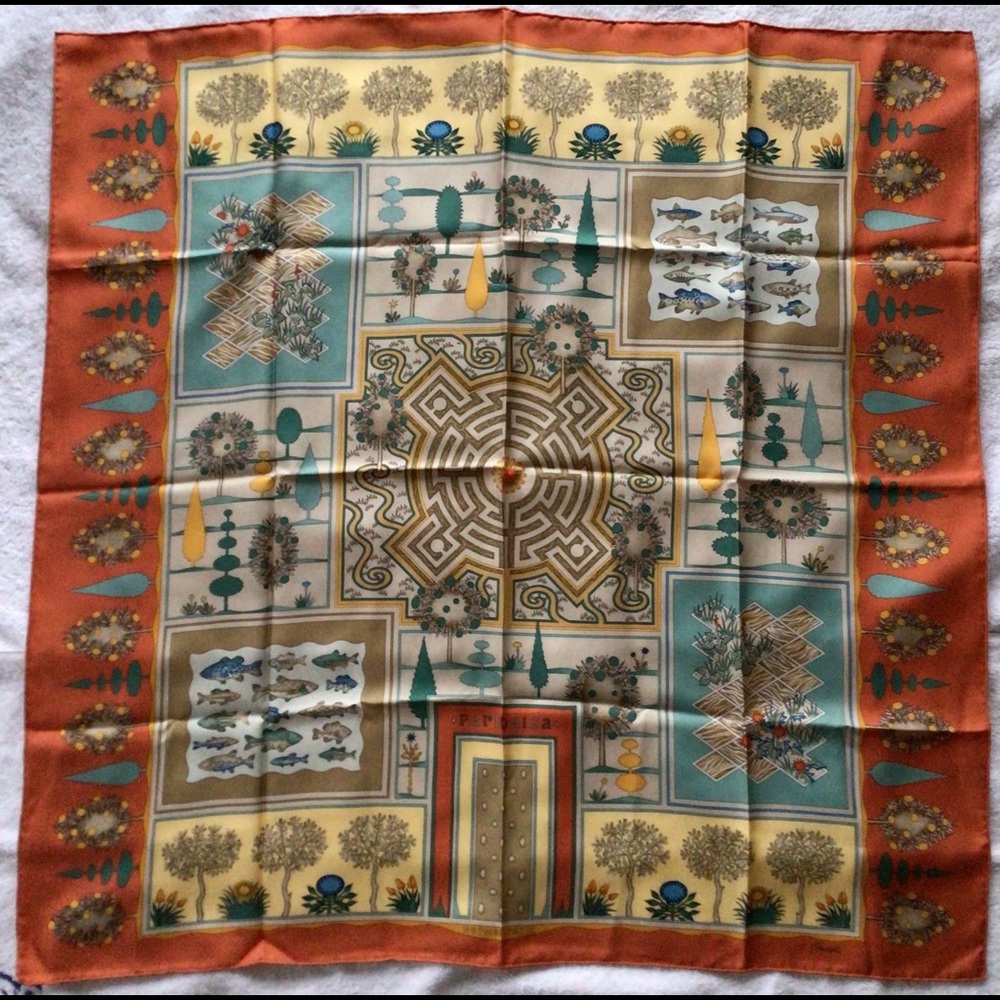 Hermes Silk Scarf Paridaiza